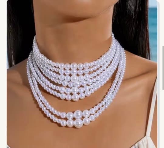 Beaded Necklace - image 1